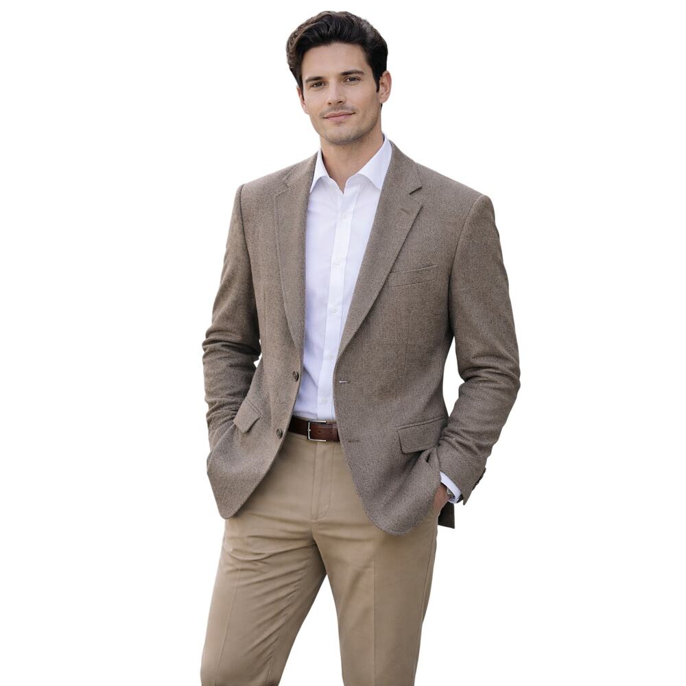 Burberry Vintage Men’s 100% Pure Wool Sport Coat Size 46R